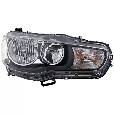 Headlight For 2009-2017 Mitsubishi Lancer Right With Bulb CAPA • $119.11