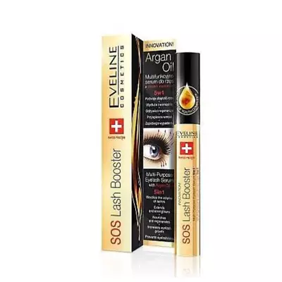 £4.99 • Buy EVELINE SOS LASH BOOSTER ARGAN OIL BASE PRIMER CONDITIONER 5 IN 1 SERUM 10ml