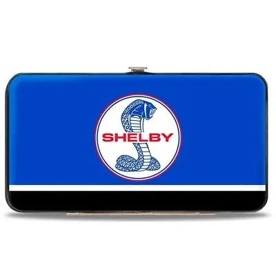 Hinged Wallet Shelby Cobra Blue Black Ford Mustang 7 X 4 Women Ladies CSI • $19.95