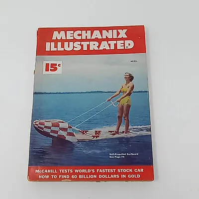 Mechanix Illustrated April 1950 Self Propelled Surfboard Vintage Magazine • $14.99