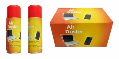 £7.99 • Buy 3 X 200ml Compressed Air Duster Spray Can Cleans Protects Laptops Keyboards Etc
