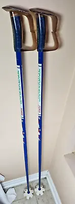 Vintage TOMIC Power 6061-T6 Skis Poles  52  / 130 Cm Blue • $24.99