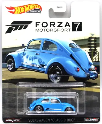 Hot Wheels Retro Entertainment Forza Volkswagen Classic Bug Blue 4spkRR's • $8.99