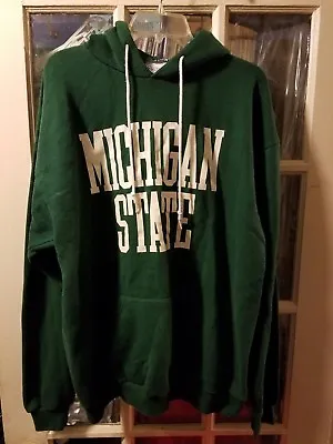 VTG Michigan State Spartans Hoodie Pullover Adult XL Sparty MSU March Madness • $124.99