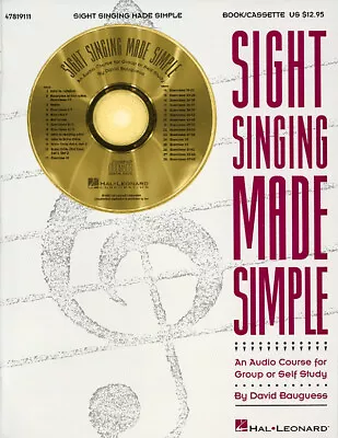 Sight Singing Made Simple Learn To Read & Sing Music Vocal Lessons Book CD • $16.99