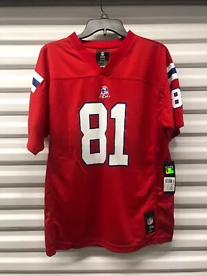 Aaron Hernandez  New England Patriots Red NFL Jersey - Medium Youth • $35.99