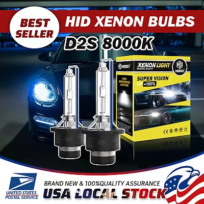 2Pcs Xenon HID D2S 8000K 35W Head Light Replacement Bulb Lamp • $16.39