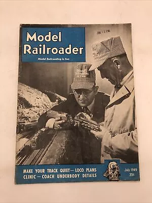 Model Railroader Magazine July 1949 Vol 16 No 7 Quiet Track Loco Plans  • $14.25