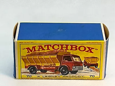 Moko Matchbox Lesney#70 Ford Grit Spreading Truck Original Box Only • $14.99