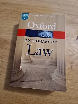 Bundle Of 2 X Law Books -  A Dictionary Of  Law   And  Key Facts: Family Law  • £2