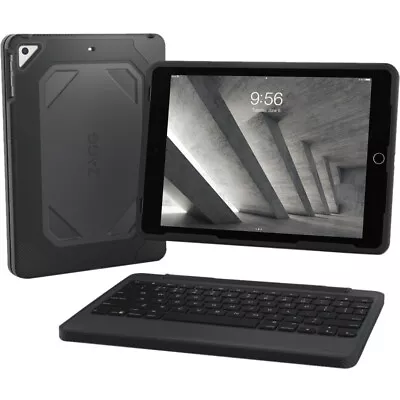 ZAGG Rugged Book - Keyboard And Folio Case - Bluetooth IPad Mini 5 (7.9 Inch) Bk • $32.99