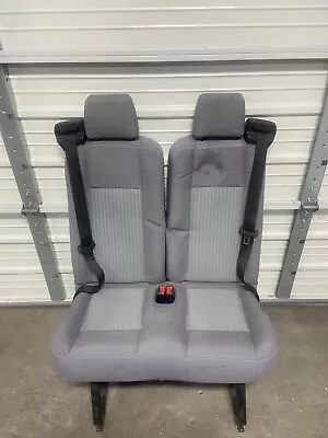 2015-2023 Ford Transit Seat GRAY Cloth 31 LAST 5th Row Center Seat 15 PASSENGER • $699.99