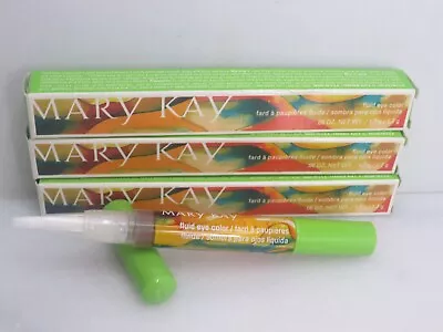 Mary Kay Fluid Eye Color Rainforest 0.06 Oz Boxed Lot Of 3 • $18