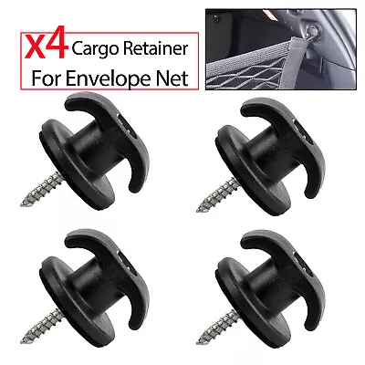 4*Cargo Net Mounting Hooks Trunk Hook Assembly Tie Down Screws Hanger Heavy Duty • $6.64