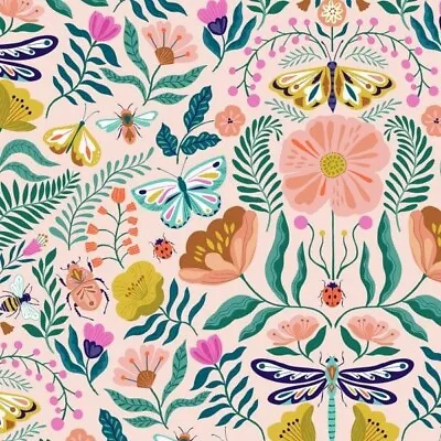 Dashwood - 'Flutter By' Insects On Pink • £3.75