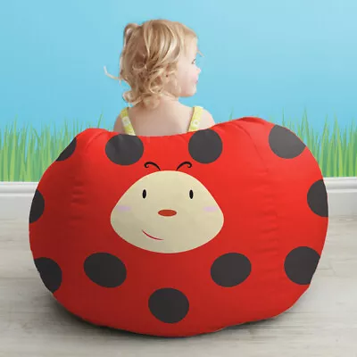 Ladybird Bean Bag Kids Animal Chair Seat Filled Washable Child Rucomfy Beanbags • £59.99