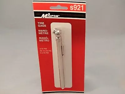 Milton S921 PASSENGER CAR TIRE GAGE FOR RADIAL & CONVENTIONAL TIRES MFG USA • $11.78