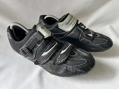 Shimano SH-R106L Road Bike Pedaling Cycling Shoes SzEUR44Cleat Clips Spin RP$160 • $34.99