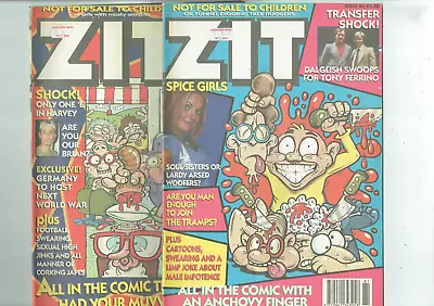 Vintage UK Alternative Comics / Mags ZIT #81 + #82  1990's  Adult Readers!  E17 • $6