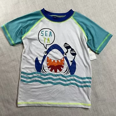 Quad Seven Swim Shirt Top Baby Size 24M Shark Theme NWT • $4.50