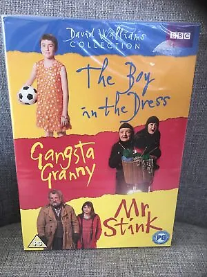 David Walliams Collection: Boy In The Dress Gangsta Granny Mr Stink New & Sealed • £6.99