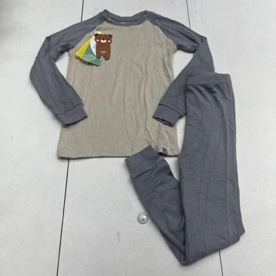 $15 • Buy Vaenait Baby Beige Gray Long Sleeve Pant Sleep Set Toddler Boys 4-5T New
