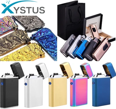 £7.99 • Buy Lighter Electric Rechargeable Arc Usb Windproof Flameless Dual Plasma BOXED!!