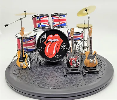 Rolling Stones Mini Instrument Accurate Reproduction Of Guitars & Gretsch Drums • $43.95