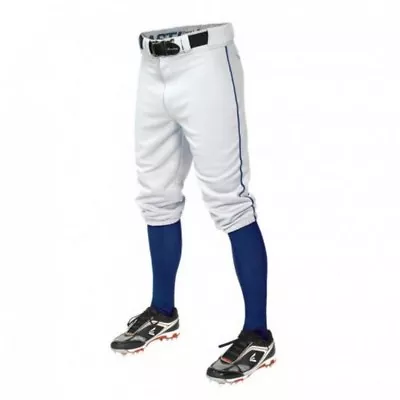 Easton Pro + Knickers White With Royal Piping Baseball Pants Adult • $19.95