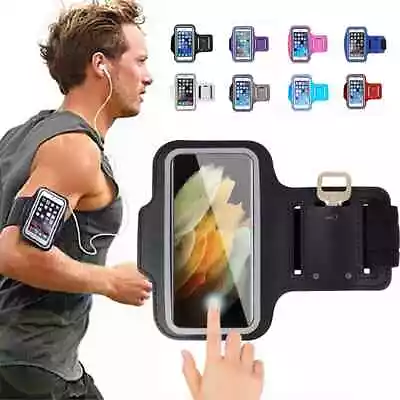 Running Armband Holder Phone Touchscreen Bag Case For IPhone 11 12 13 14 Pro Max • £4.49