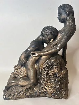  Eternal Idol  By Auguste Rodin Statue 14 Inch Chalkware Marwal Ind. Inc. • $69.97