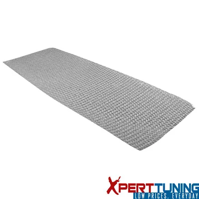 Fits Universal Cellular Hexagon Aluminum Silver Grill Net Mesh Grille DIY Kit • $20.99