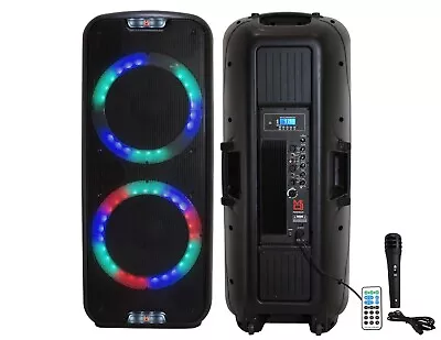 Mr. Dj LETS JUMP PBX6500LE Dual 15  3WAY 5000W Max Power PA DJ Bluetooth Speaker • $349.99