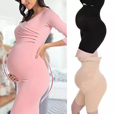 £14.79 • Buy Women Maternity Shapewear Under Dress Support Knickers Thigh Shaper Shapewear UK