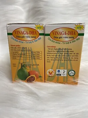 Vinaga-DHA (100 Capsules) Gac Oil Fruit • $19