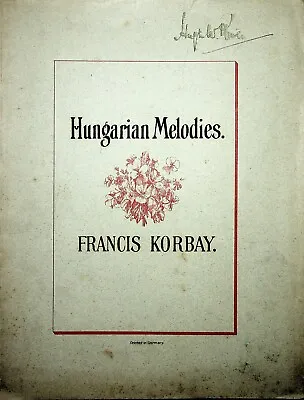Hungarian Melodies For Contralto Or Baritone Voice PB 102 Pages Korbay • £34.95