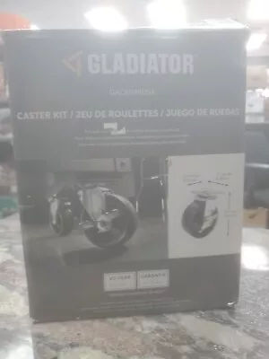 Gladiator Caster Kit Front Lock - Ready To Assemble Freestanding Garage Cabinets • $45