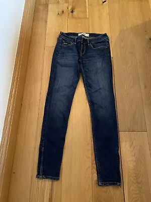 Hollister Skinny Ankle Zip Jeans Size 3 R W 26” L 29” • £6