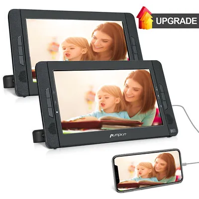 2 X 10.5'' HD Dual Screen Car Headrest DVD Player USB Rear-Seat Monitor SD HDMI • $129.77