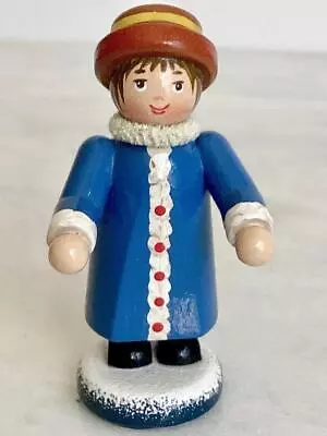 KATHE WOHLFAHRT CHRISTMAS WOOD Gingerbread SWEETS SELLER BOOTH WOMAN • $19.95