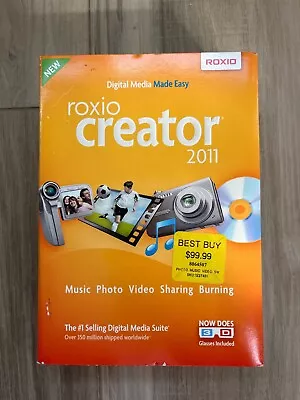 Roxio Creator 2011 Software For Windows • $19