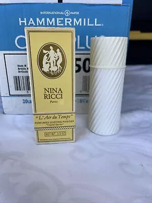 Nina Ricci L'air Du Temps 3.5 Oz Perfumed Dusting Powder (new With Box) • $99.99