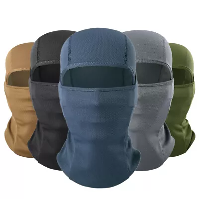 $8.99 • Buy Balaclava Face Mask UV Protection Ski Sun Hood Thin Tactical Masks For Men Women
