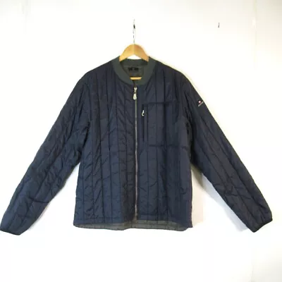 Murphy & NYE XL Padded Bomber Jacket Navy Blue Full Zip Designer Casual Wear  • $56