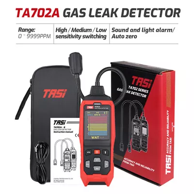 Portable Combustible Natural Gas Leak Detector Tester LCD Propane Visual Leakage • $45.99