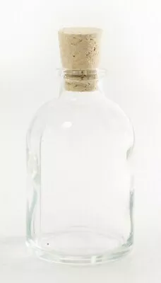 £4.50 • Buy Small Mini Glass Bottles - 50ml - Natural Corks - Pack 50-150 - Wedding Favours 