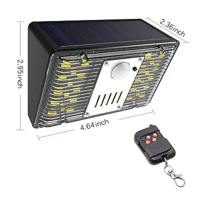 Solar Motion Sensor Alarm Emits Loud Dog Barking & Gunshot Sounds Up To 129db • $27.92