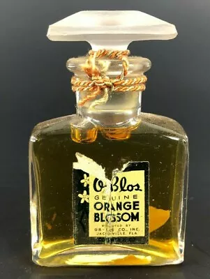 Vintage ORANGE BLOSSOM Perfume SEALED Or- Blos Co. Inc. Jacksonville Fla. FULL • $345.69