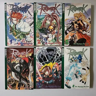 RAGNAROK 12 5-8 Manhwa Manga Graphic Novel Book Lot In English Myung-Jin Lee • $29.98