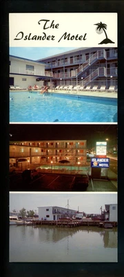 $4.49 • Buy Oversized Postcard Maryland MD Ocean City The Islander Motel Pool Boat Dock